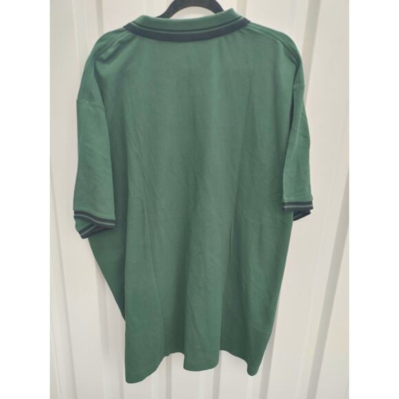 Johnny Bigg Xavier Zip Neck Polo Shirt NWT Forest Green US 4XL - Picture 7 of 9